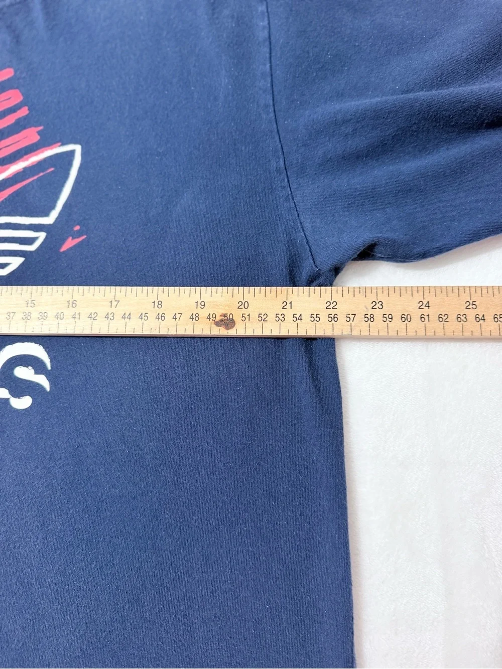 Adidas Originals Trefoil Graphic T-Shirt Navy Pink White Size XL
